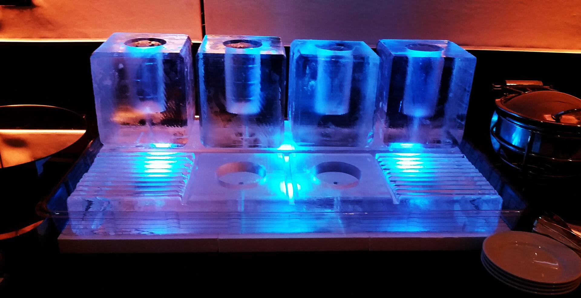 Custom Caviar Bottle Display