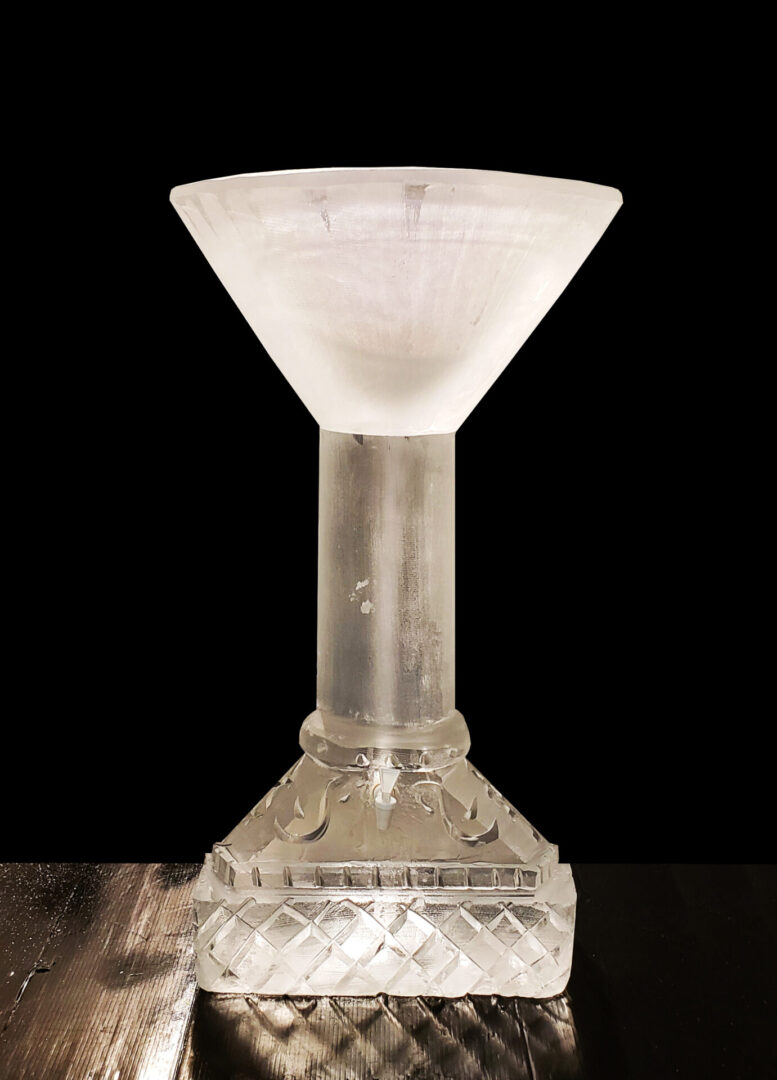 3D Martini Glass With Spigot 2