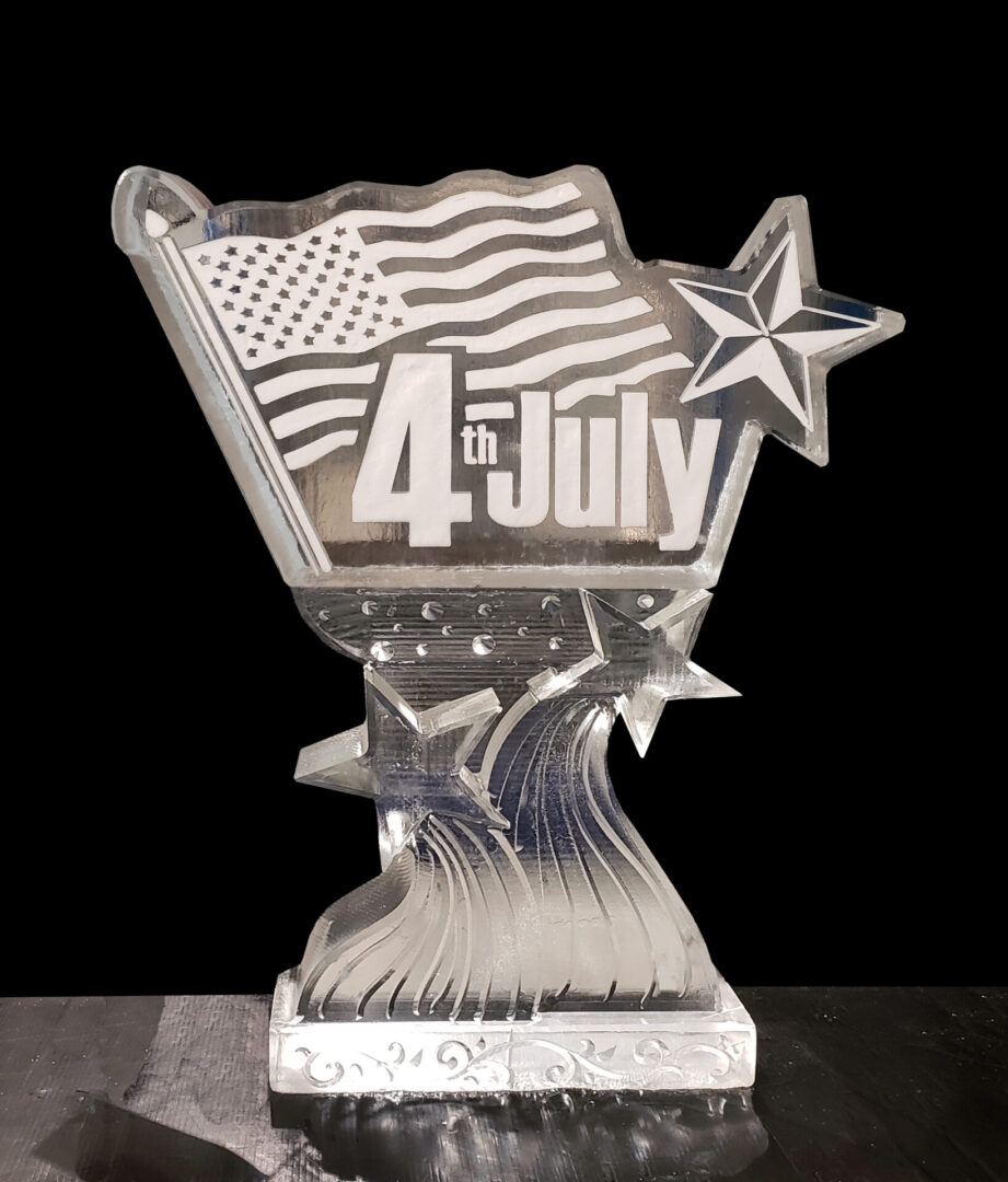 July 4th with Flag