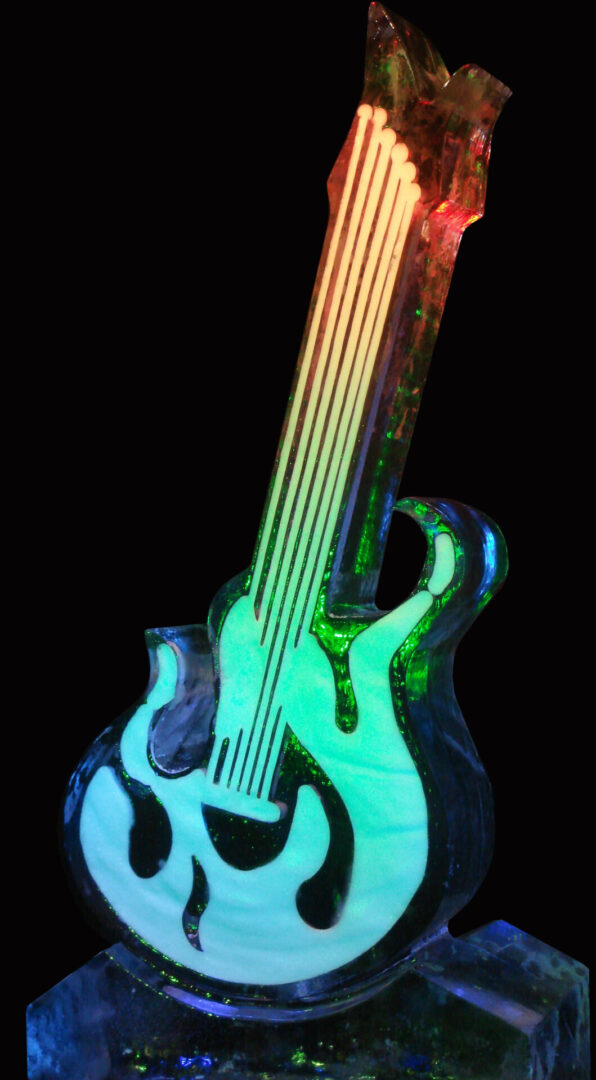 Flaming Guitar